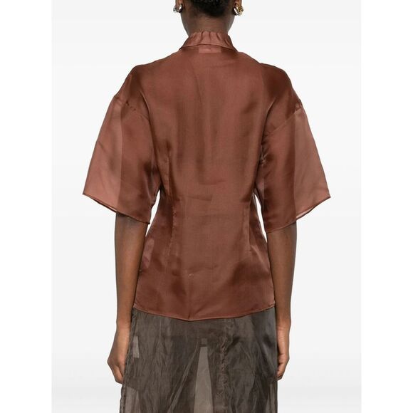 Bite Studios Brown Tops Women - Picture 3 of 5